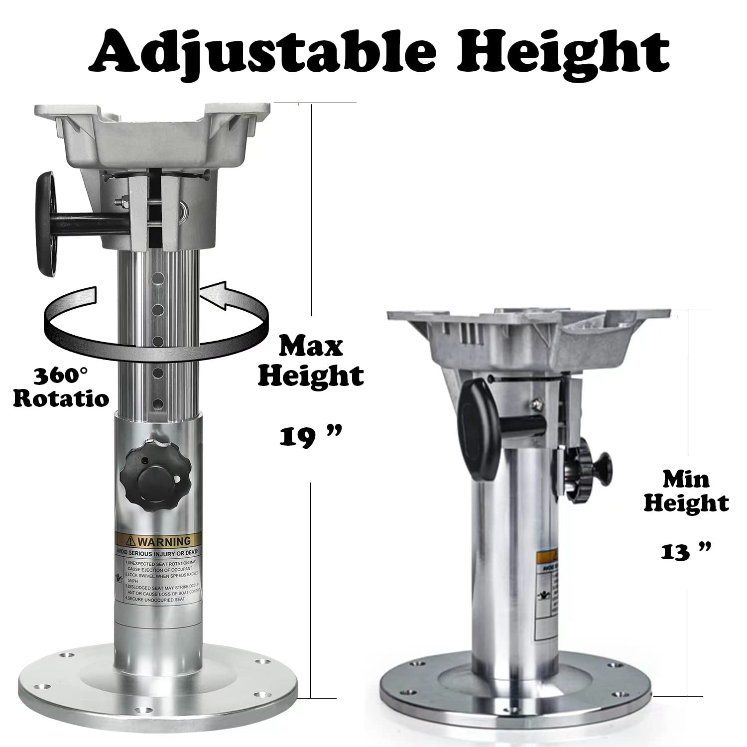 Adjustable Aluminum Boat Seat  - Fishing Boat Seat recensione e prezzo